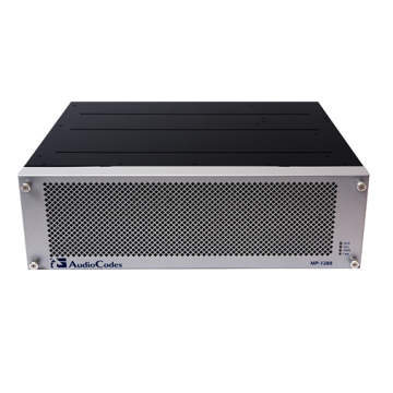 MediaPack 1288 high density analog gateway with 288 FXS ports and dual AC power supply