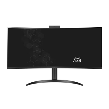 LG 34" AiO Thin Client mit Betriebssystem: IGEL OS; LG Cloud Device Manager (CDM);  : Intel® Pentium N6005 (Quad Core 2.0GHz, up to 3.3GHz burst); 8 GB RAM + 16GB eMMC, mit WLAN & BT5.1