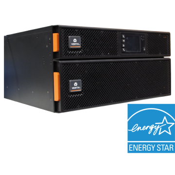 Vertiv Liebert GXT5 1ph UPS, 6kVA, input plug - hardwired, 5U, output – 230V, hardwired, output socket groups (6)C13 & (2)C19, rackmount kit, RDU101 Communications Card, 3-year warranty