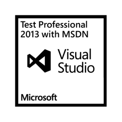 Visual Studio 2013 Test Professional, All Languages, Embedded Maintenance Microsoft Volume License 1License (Academic)