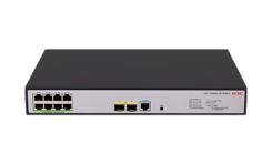 H3C S1850V2-10P-HPWR-EI L2 Ethernet Switch with 8*10/100/1000BASE-T PoE+ Ports (AC 125W) and 2*1000BASE-X SFP Ports,(AC)