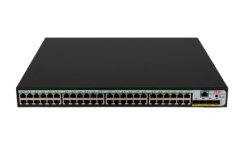 H3C S1850V2-28X-HPWR L2 Ethernet Switch with 24*10/100/1000BASE-T PoE+ Ports (AC 370W) and 4*1G/10G BASE-X SFP Plus Ports,(AC)